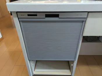 静岡県富士市のお客様の食洗器交換+温水便座取付工事