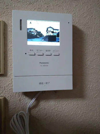 千葉県市原市のお客様のテレビドアホン交換工事