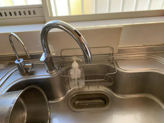 工事前　埼玉県羽生市のお客様のキッチン水栓交換工事