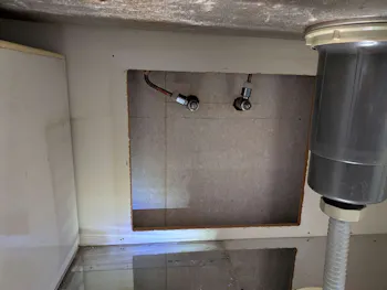 愛知県豊田市のお客様のキッチン水栓取替工事　具体的な工事内容2