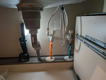 愛知県名古屋市千種区のお客様の水栓工事　具体的な工事内容1