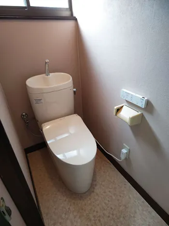 福島県いわき市のお客様のトイレ内装パック工事