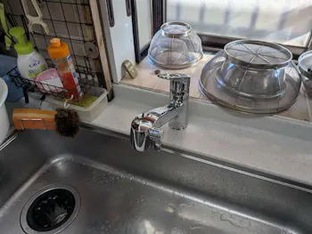 愛知県豊田市のお客様の水栓工事