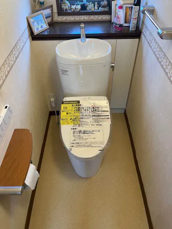 静岡県袋井市のお客様のトイレ工事