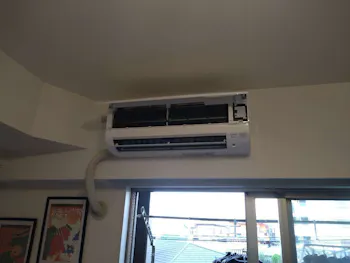 神奈川県横須賀市のお客様のエアコン工事