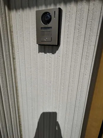 福島県いわき市のお客様のテレビドアホン交換工事