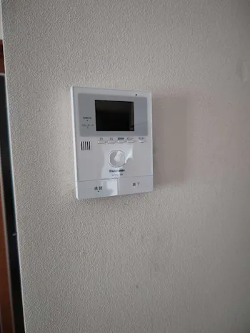 福島県いわき市のお客様のテレビドアホン交換工事　具体的な工事内容1