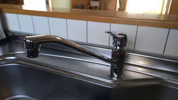 東京都青梅市のお客様のキッチン水栓交換工事