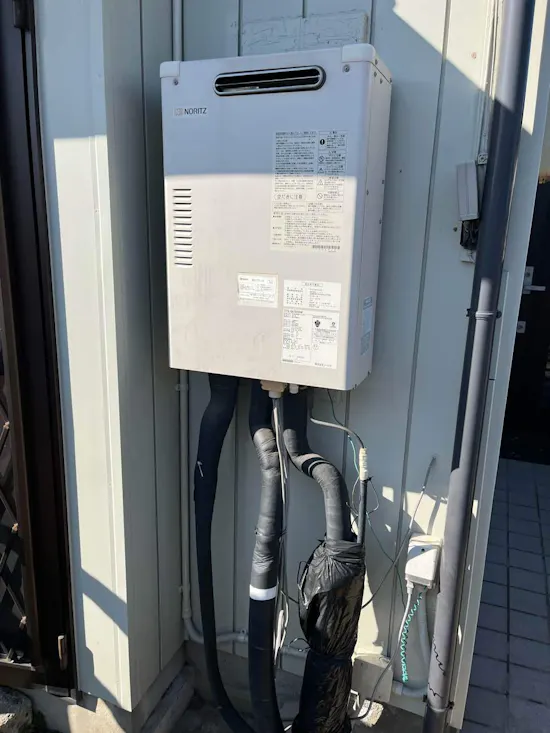 工事前　埼玉県久喜市のお客様の給湯器工事