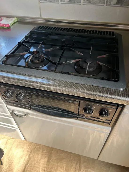 工事前　埼玉県加須市のお客様のビルトインコンロ・ガスコンロ工事