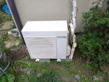 神奈川県横浜市のお客様のエアコン工事　具体的な工事内容1