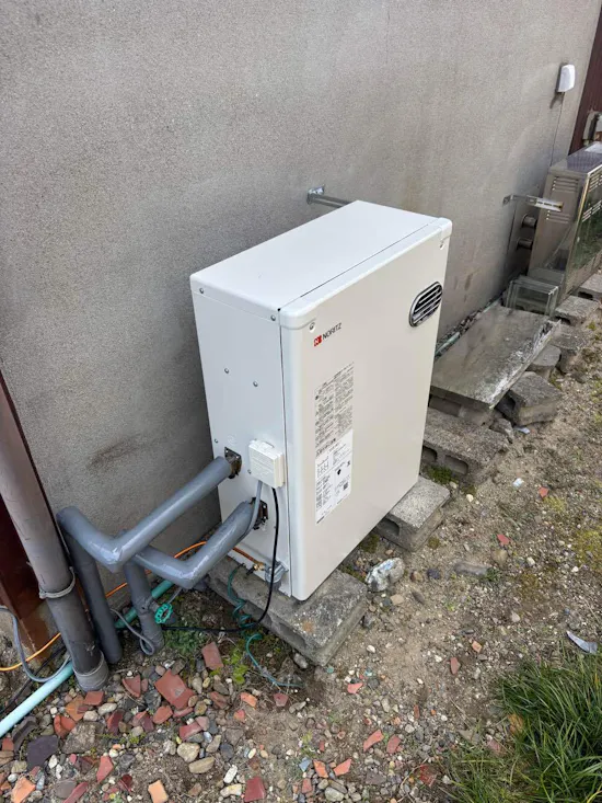 工事後　三重県員弁郡東員町のお客様の給湯器工事