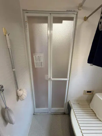 埼玉県入間郡毛呂山町のお客様の浴室折れ戸工事　具体的な工事内容4