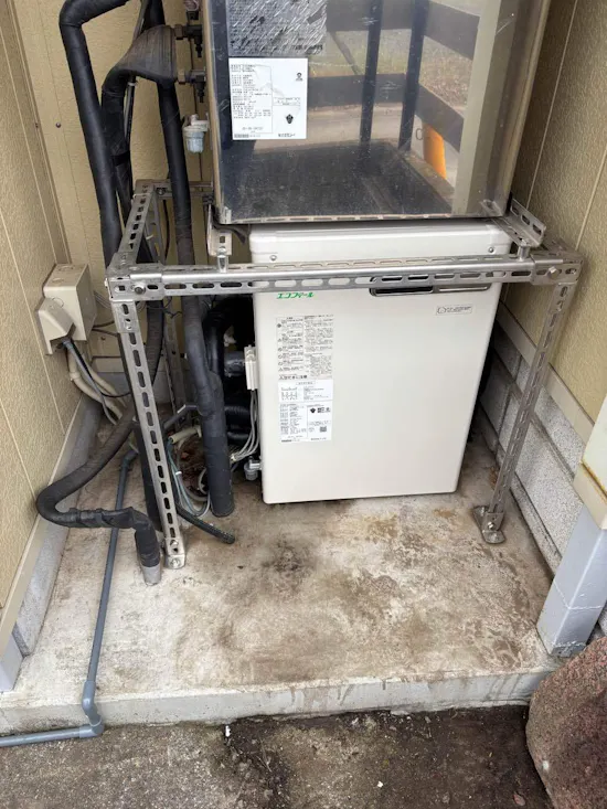 工事後　茨城県土浦市のお客様の給湯器工事