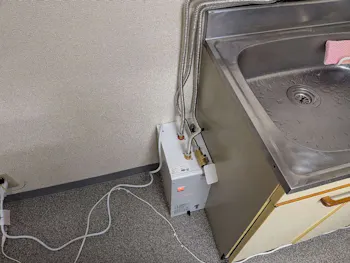 愛知県豊田市のお客様の電気温水器設置工事　具体的な工事内容2