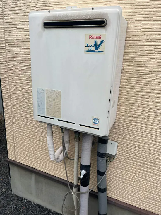 工事前　埼玉県加須市のお客様の給湯器工事