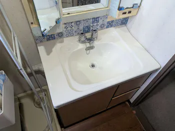 愛知県名古屋市港区のお客様の洗面化粧台工事　具体的な工事内容3
