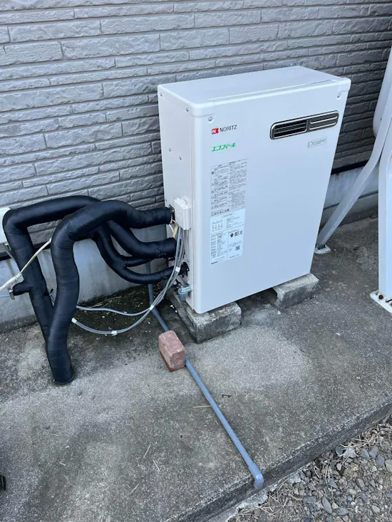 工事後　埼玉県加須市のお客様のガス給湯器工事