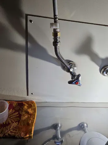 三重県津市のお客様の水栓工事　具体的な工事内容1