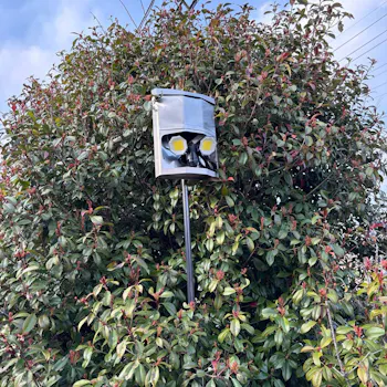 長野県松本市のお客様のセンサーライト取付工事