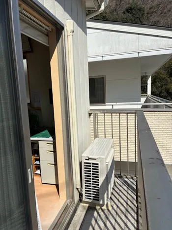 埼玉県秩父郡東秩父村のお客様のエアコン工事　具体的な工事内容1