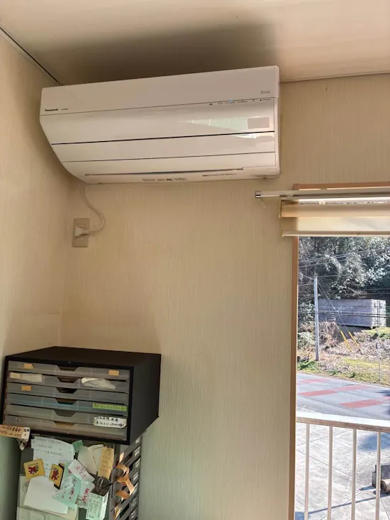 工事後　埼玉県秩父郡東秩父村のお客様のエアコン工事