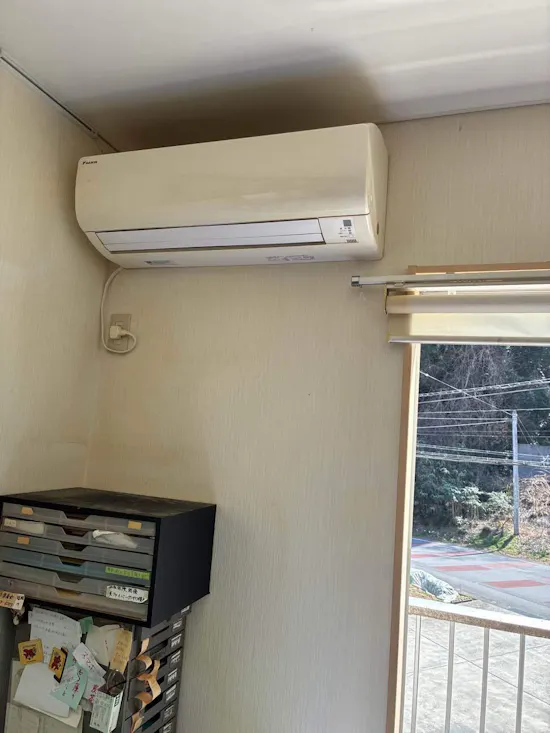 工事前　埼玉県秩父郡東秩父村のお客様のエアコン工事