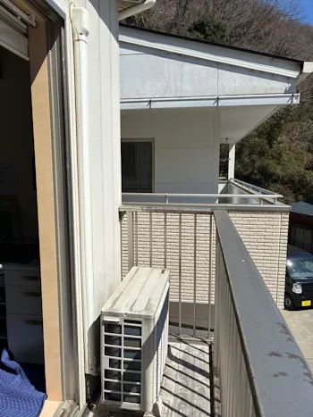 埼玉県秩父郡東秩父村のお客様のエアコン工事　具体的な工事内容2