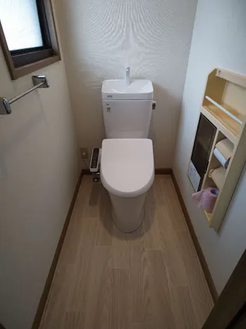 福島県いわき市のお客様のトイレ工事