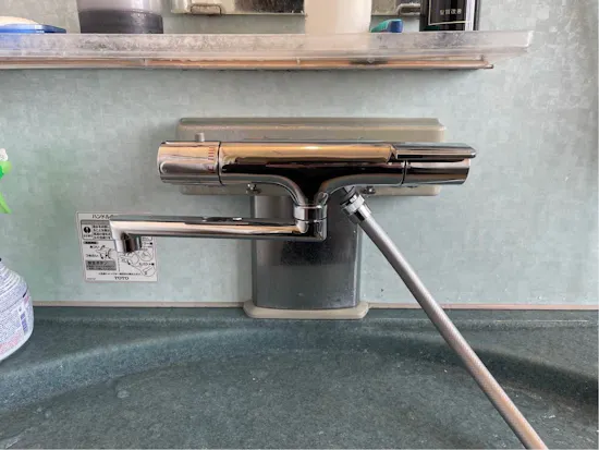 工事後　長野県佐久市のお客様の水栓工事