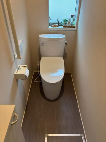茨城県かすみがうら市のお客様のトイレ工事