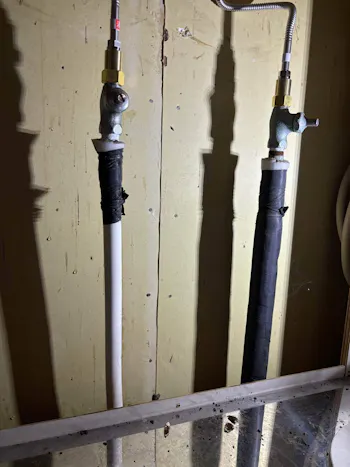 茨城県龍ケ崎市のお客様のキッチン水栓交換工事　具体的な工事内容2