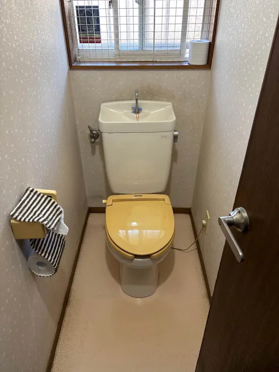 工事前　群馬県安中市のお客様のトイレ工事