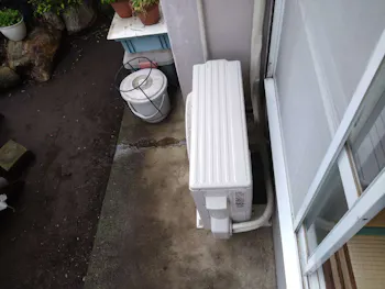 神奈川県横浜市瀬谷区のお客様のエアコン工事　具体的な工事内容1