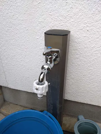 東京都町田市のお客様の屋外水栓工事
