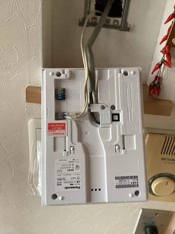 埼玉県所沢市のお客様のドアホン交換工事　具体的な工事内容6