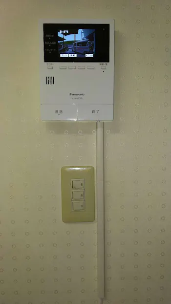 東京都福生市のお客様のテレビドアホン交換工事　具体的な工事内容5