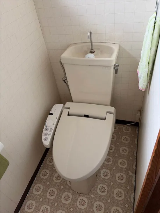 工事前　千葉県茂原市のお客様のトイレ工事