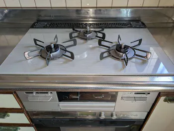 静岡県磐田市のお客様のビルトインコンロ・ガスコンロ工事