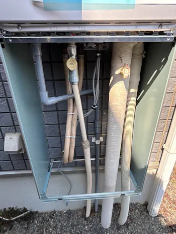 群馬県伊勢崎市のお客様の給湯器工事　具体的な工事内容1