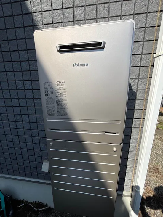 工事後　群馬県伊勢崎市のお客様の給湯器工事