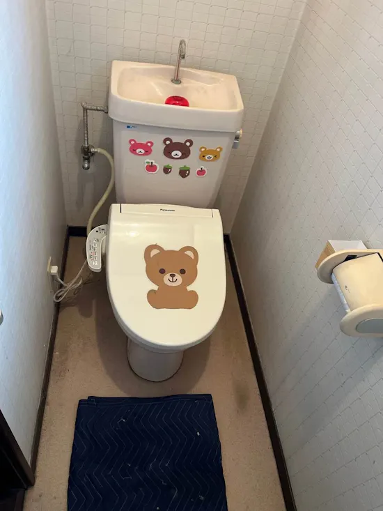 工事前　静岡県袋井市のお客様のトイレ工事