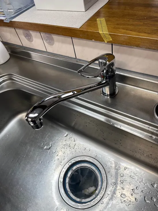 工事後　静岡県磐田市のお客様の水栓工事