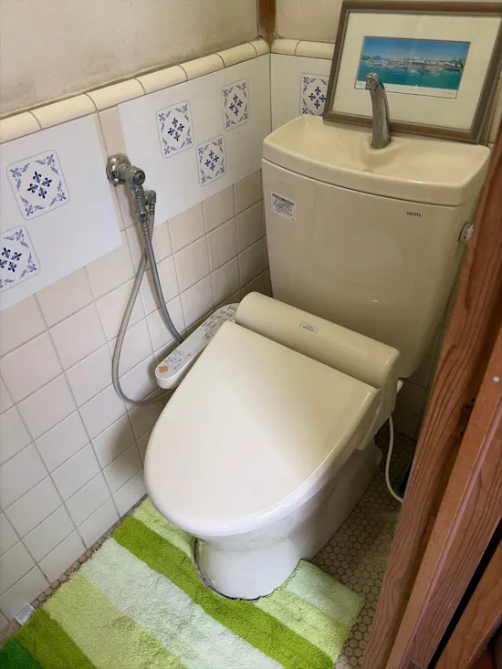 工事前　千葉県茂原市のお客様の便座交換工事