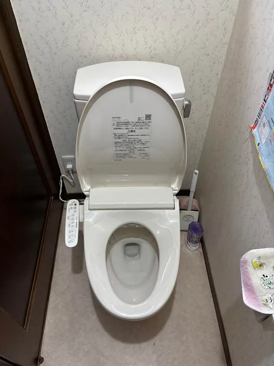 工事後　茨城県牛久市のお客様の便座交換工事工事