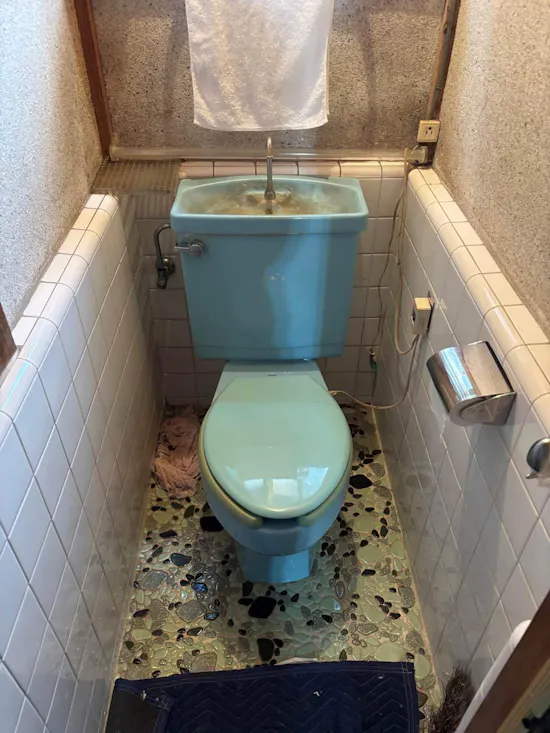工事前　茨城県龍ヶ崎市のお客様のトイレ工事