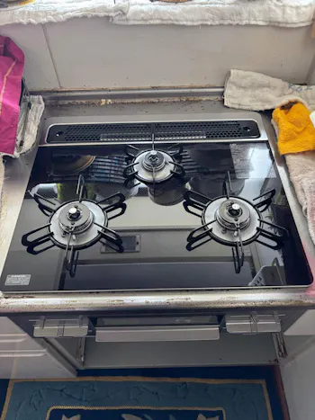 茨城県下妻市のお客様のビルトインコンロ・ガスコンロ工事