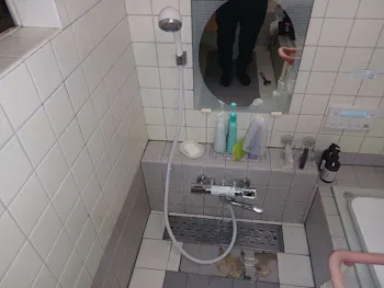 長野県千曲市のお客様のサーモスタット　シャワー混合栓交換工事