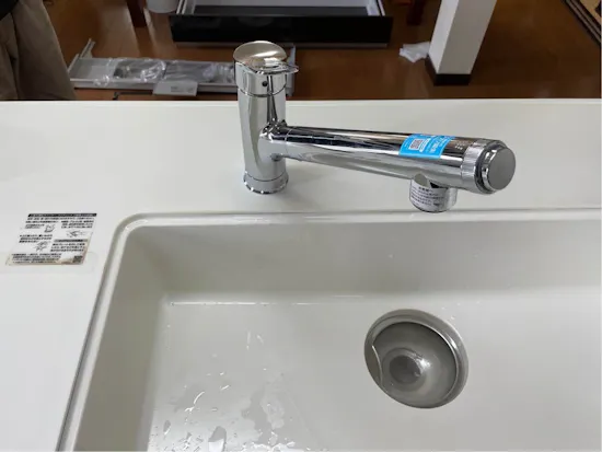工事後　長野県上田市のお客様の水栓工事
