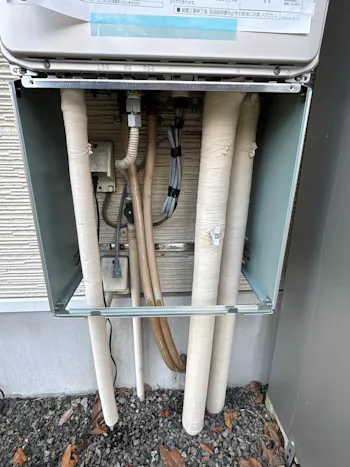 群馬県安中市のお客様の給湯器工事　具体的な工事内容3